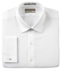 Classic sophistication. This dress shirt from Van Heusen is the one every man must own.