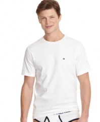 Always keep your cool. This classic tee from Tommy Hilfiger is the best for your drawer of basics.