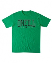 Bolster your basics with this simple graphic tee from O'Neill.