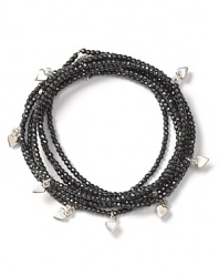 Flash your haute hippie credentials and slip on Good Charma's beaded bracelet. The shining is at its bohemian best with flowing silhouettes and a groovy attitude.