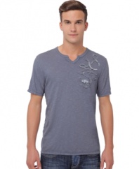 Shake up your street style with this sweet graphic tee from Buffalo David Bitton.