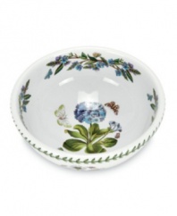 Welcome your guests to the table with radiant Portmeirion dinnerware. Constructed of an exceptionally durable earthenware that resists breaking and is safe for oven, microwave, freezer and dishwasher, Portmeirion dinnerware is made for the way we live today. The Botanic Garden salad bowls are perfect for semi-formal entertaining, bursting with more than 30 different flower designs against a glowing white background.