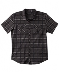 Redefine your casual style with this cool plaid shirt from O'Neill.