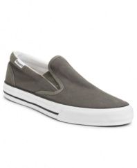 A comfortable complement to any casual look, these slip-on sneaks from Converse are a must for relaxed weekend wear.