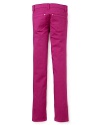 These go-to Aqua jeans boast a trend-right skinny silhouette with the kick of a bold magenta hue.