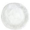 Vietri Incanto White Stripe Dinner Plate 12 in D (Set of 2)