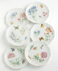 Mix and match different dinner plates with floral and butterfly Lenox patterns to create a unique customized dining experience. In dishwasher-safe bone china. Qualifies for Rebate