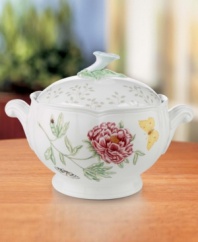 Serving pieces coordinate with the mix-and-match dinnerware for a complete customized collection. In varied floral and butterfly designs. Dishwasher safe. Qualifies for Rebate