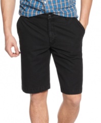 These chino-styled shorts from Kenneth Cole Reaction add some polish to your warm-weather style.