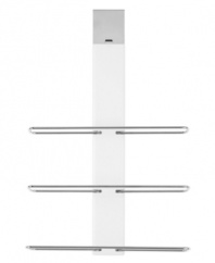 This over the door towel rack from Oxo is perfect for any bathroom, featuring a steel spring hook that accommodates a variety of door sizes and non-slip bumpers that won't scratch or damage doors. The sturdy spine gives that rack stability and structure so it is ideal for hanging bath towels, washcloths and more.