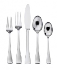 Get more than you bargained for with the Surge flatware set. Service for four boasts modern allure with a dramatic flair in polished stainless steel from Oneida.
