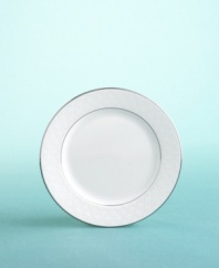 Here, Martha Stewart's design team crafts a modern design with subtle matte mica sheen, similar to mother-of-pearl. An ornate pink lustreware plate in her personal collection inspired the tone-on-tone motif. Two distinct borders adorn the pieces: A latticework border for dinner, salad, and bread and butter plates, and scrolling leaf and beach rose borders on accent plates and teacups. Petal Lattice is comprised of design variations in a single setting to inspire you to create your own tabletop style.