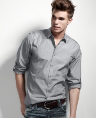 Get your weekend look all buttoned up with this sweet shirt from INC International Concepts.