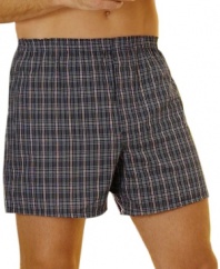 A classic, easy look for the all-American guy. Add to your collection with this four-pack of Jockey boxers.