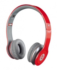 Rock out with the sleek, compact and ultra-lightweight design of these high-performance over-ear Solo headphones from the fresh collaboration of Dr. Dre for Monster Beats. Solo's deliver crisp and clear high-definition sound quality so you can hear the music as if you were standing in the recording studio. Model MHBTSONSOHDRDCT.