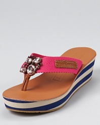Juicy Couture Girls' Indo Wedge Sandals - Sizes 11-12 Toddler; 13, 1-4 Child