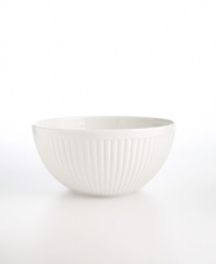 Prepare your favorite recipes with durable porcelain bowls from the Martha Stewart Collection. All Whiteware pieces are durable enough for the rigors of use, but beautiful enough to use for serving as well.