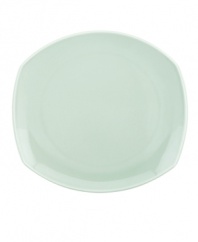 Feature modern elegance on your menu with Classic Fjord dinner plates. Dansk serves up glossy pale-green stoneware with a fluid, sloping edge that prevents spills and keeps tables looking totally fresh.