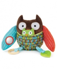 Word to the wise -- this adorable Hug & Hide Owl from Skip Hop is just what your curious bundle is looking for.