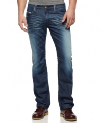 Lighten up your denim look with these medium wash jeans from INC International Concepts.