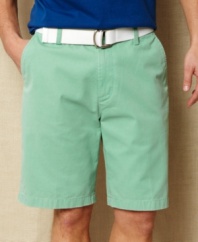 Don't sell your style short.  Put on a pair of these classic twill shorts from Nautica for a complete casual look.