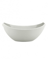 Feature modern elegance on your menu with this Classic Fjord small all-purpose bowl. Dansk serves up serene gray stoneware with a fluid, sloping edge for a look that's totally fresh.