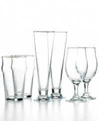 The beer tasting's at your place with this incredible barware set from Martha Stewart Collection. Match your favorite brews, from brown ales to IPAs, to the appropriate glass to highlight their special flavors, colors and aromas.