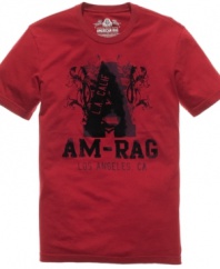 West coast is the best coast. Show off your Cali cool with this t-shirt from American Rag.