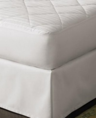 Add an extra layer of comfort and protect your mattress with the Charter Club Essential mattress pad. Featuring diamond quilting with hypoallergenic fiber fill for a healthy night's rest, along with a soft 300-thread count cotton cover.