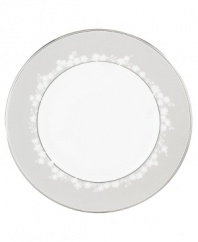 The essential salad plate finely crafted in elegant bone china with a delicate floral design with textured white beads finished with stunning platinum trim to complete the perfect table setting. Perfect for serving salads, appetizers or desserts. From Lenox's dinnerware and dishes collection. Qualifies for Rebate