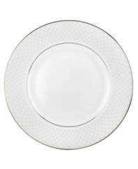 A sweet lace pattern combines with platinum borders to add graceful elegance to your tabletop. The classic shape and pristine white shade make these dinner plates a timeless addition to any meal. From Lenox's dinnerware and dishes collection. Qualifies for Rebate