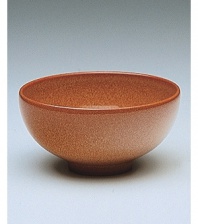 Warm, natural colors and a retro feel combine in this decidedly modern rice bowl. From Denby's dinnerware and dishes collection.