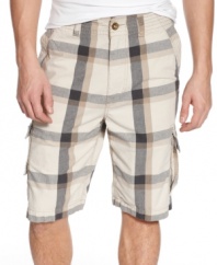 Clambake, anyone? These cool cargo shorts from American Rag go wherever the warm weather takes you.