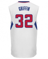 Channel the slam dunk champion's swagger with this replica Blake Griffin Los Angeles Clippers jersey from adidas.