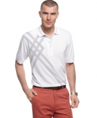 Be cool. This performance polo from Izod Golf will ensure they never see you sweat.