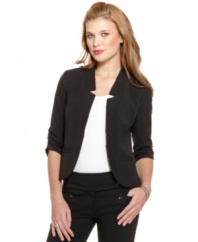 Pair this blazer from Sequin Hearts over a casual tee to sharpen up your look!