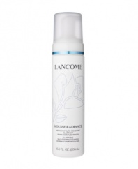 A Luxurious Balance of Science and Nature: Reveal Purified, Pampered Skin. This instant, air-light foam cleanser gently removes makeup and surface impurities in seconds to reveal fresh skin. Massage over wet face and throat. Rinse with lukewarm water. Avoid contact with eyes. If contact occurs, flush with water. Follow with Tonique Radiance for clarified and luminous skin. Dermatologist-tested for safety.