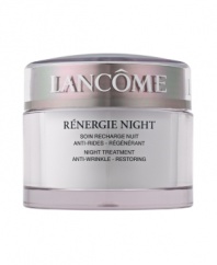 During the night, the skin renews itself so it can face daily challenges. With age, this natural night-time renewal process slows down, so skin looks tired and older.THE OVERNIGHT RESTORING ACTION: Enriched with Mulberry and Scutellaria Extracts, this exclusive formula helps accelerate surface cellular renewal, so skin is re-energized and looks well-rested. Over time, skin is smoother, younger-looking.THE ANTI-WRINKLE ACTION: Formulated with targeted fortifying and hydrating ingredients to help diminish the appearance of fine lines and wrinkles -as if they are virtually slept away. Wake up to rested, tightened, smoother skin. With nightly use, wrinkles are visibly reduced.