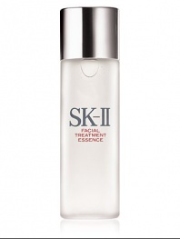 Skin Balancing Essence. The heart of the SK-II range. The second point in your Ritual. This unique Pitera-rich product moisturizes to improve texture and clarity for a more beautiful, glowing complexion. It contains the most concentrated amount of Pitera of all the SK-II skincare products--around 90% pure SK-II Pitera. It absorbs easily and leaves your skin looking radiant, with a supple, smooth feel. 2.5 oz. 