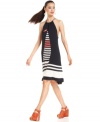 Sail away in style with this RACHEL Rachel Roy sweater dress -- perfect for a nautical-inspired summer look!