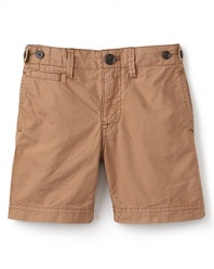 A cargo-inspired silhouette from Burberry--the perfect shorts for adventurous boys.