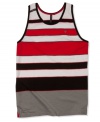 Keep your cool even as the mercury rises with this striped tank from Univibe.