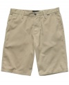 This pair of khaki shorts from Hurley will work with whatever warm-weather look you want.
