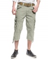 Lengthen you look with these calf-length cargo shorts from X-Ray.