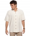 Simple summer style is a breeze with this button-front shirt from Tommy Bahama.