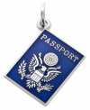Where is she headed this time -- London, Paris, Rome? The perfect gift for the girl on the go, Rembrandt's sterling silver and blue enamel passport charm makes the perfect addition to her charm bracelet or necklace. Approximate drop: 1 inch.
