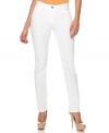 Slim-fitting white pants are spring's must-have bottoms! Get the look with these Alfani skinny trousers that'll show off your statement sandals!