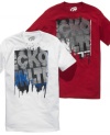 Dripping with fresh street-wise style, this essential t shirt from Ecko Unltd packs a punch.