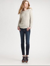 Pearlized beads stud this chic boatneck pullover crafted from a lush alpaca and wool knit.BoatneckDropped shouldersLong sleevesRibbed trimAbout 25 from shoulder to hem40% alpaca/40% wool/20% nylonDry cleanImportedModel shown is 5'10 (177cm) wearing US size 4.