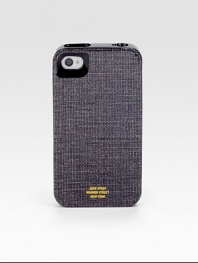 The look of fabric and the protection of plastic, custom-designed to use with the iPhone® 4 and 4S models. Two-piece snap-together designTotal access to all controlsFits iPhone 4 and 4S modelsImported